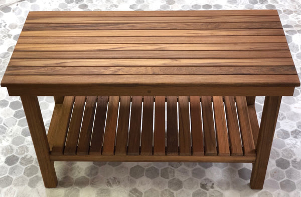 Heavy Duty Teak Rigid Bench 25